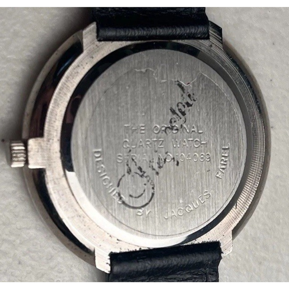 New Kids On the Block Watch Leather Strap Jacques Farel NKOTB Needs Battery 90s - Picture 7 of 16